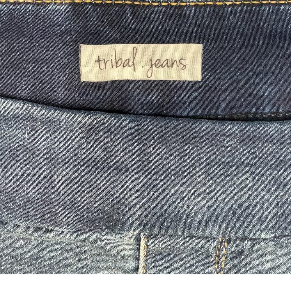 Tribal Women's Boot Cut Jeans in Blue - Picture 4 of 6